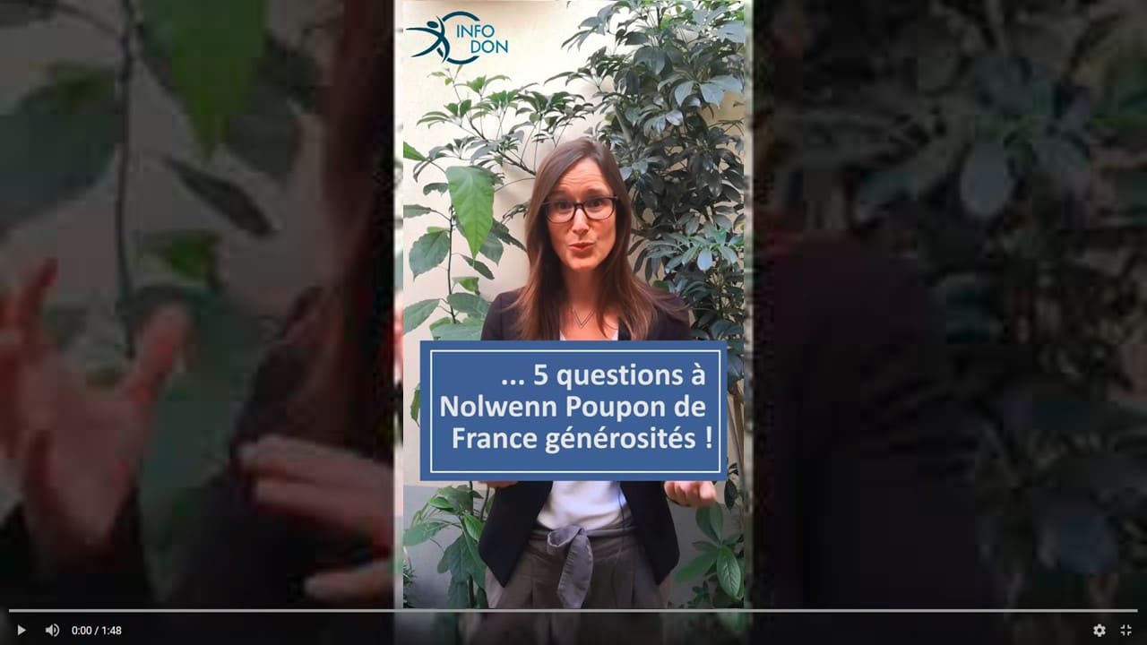 Les dons des Français et la Covid 19 - interview