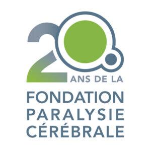 logo fondation paralysie cerebrale 20 ans