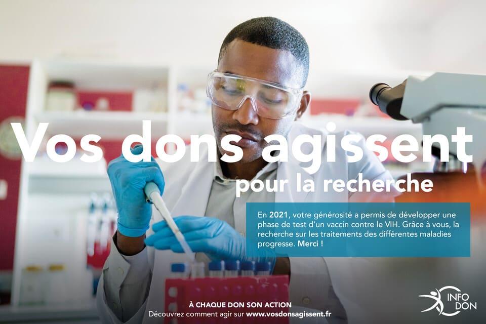 donner pour la recherche médicale - vos dons agissent