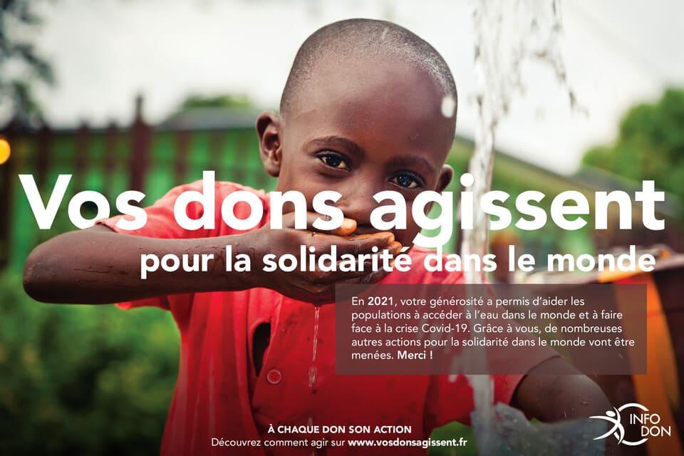 agir pour la solidarité dans le monde - vos dons agissent