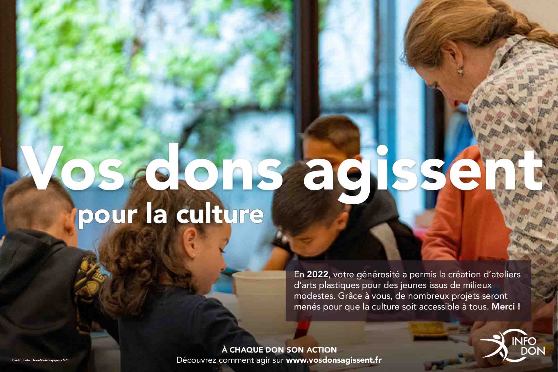 Impact des dons pour la culture