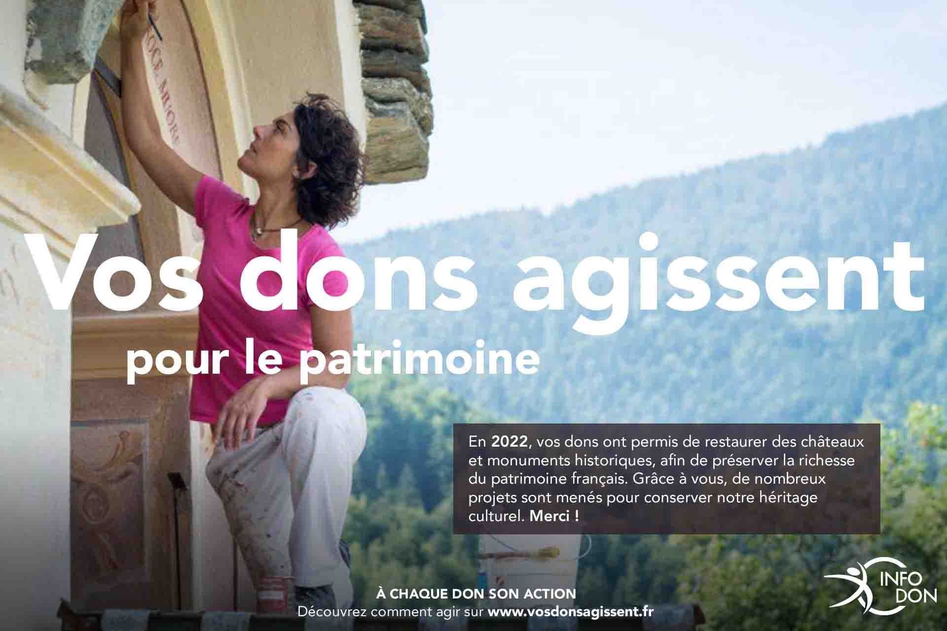 Impact des dons pour le patrimoine