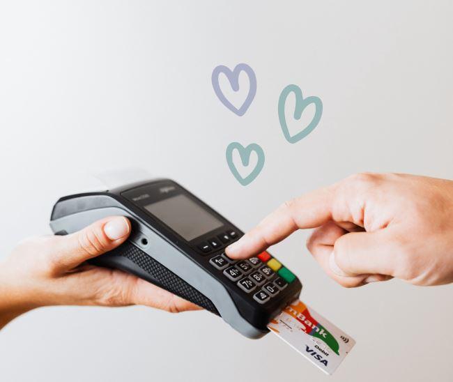 arrondi en caisse carte