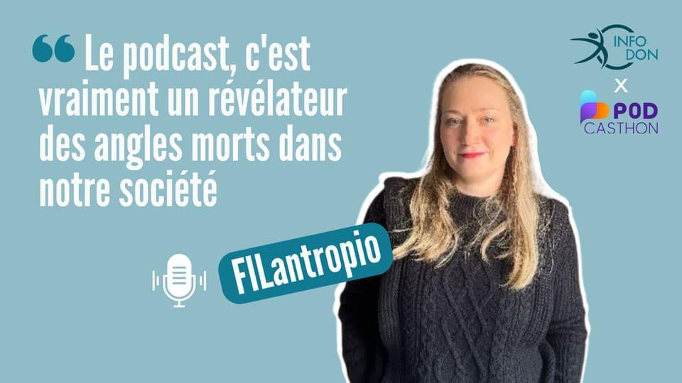 Couverture Interview FILantropio pour podcasthon 2024 avec la cause autochtone