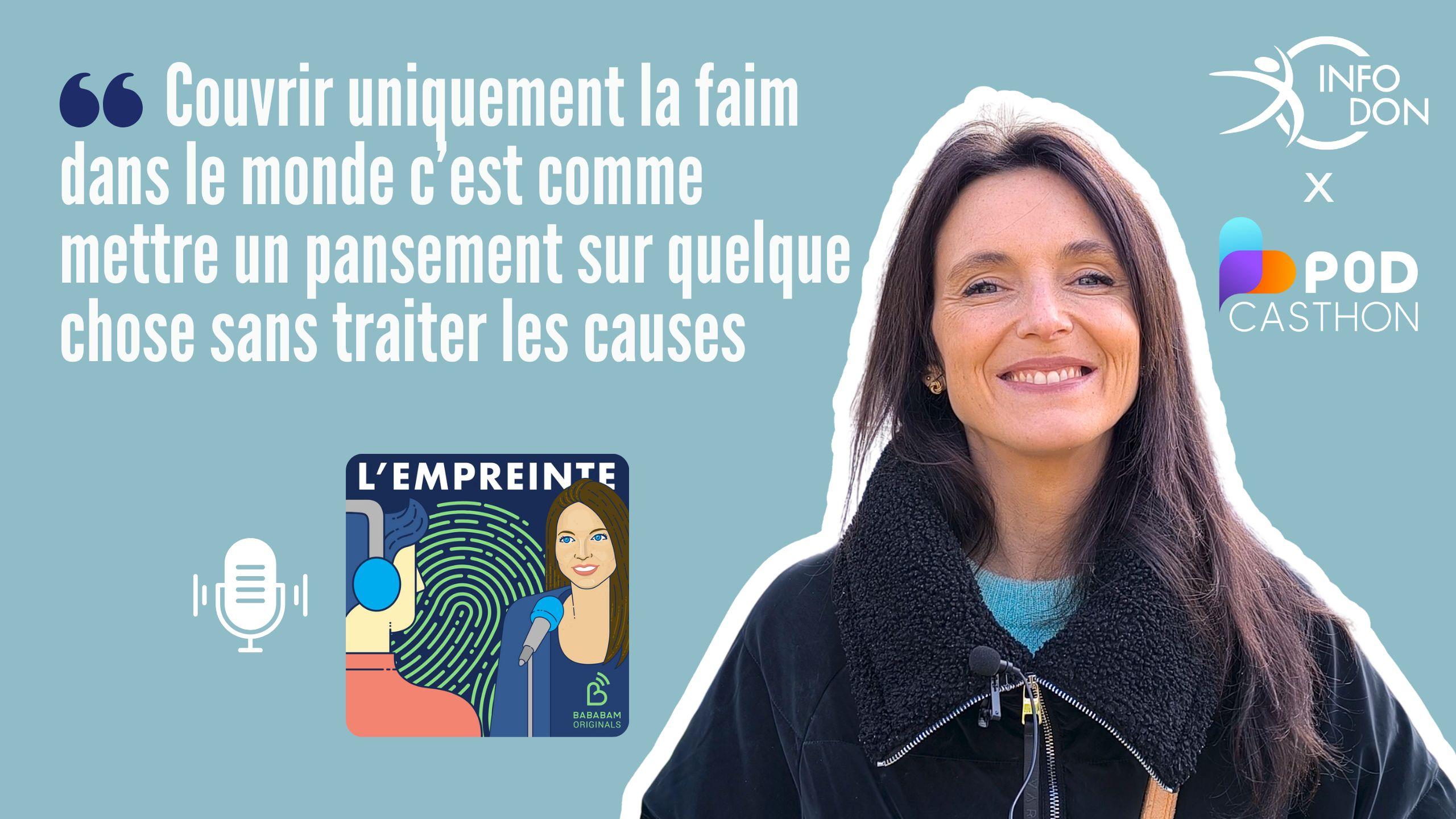 L'Empreinte podcasthon 2025 interview podcast action contre la faim