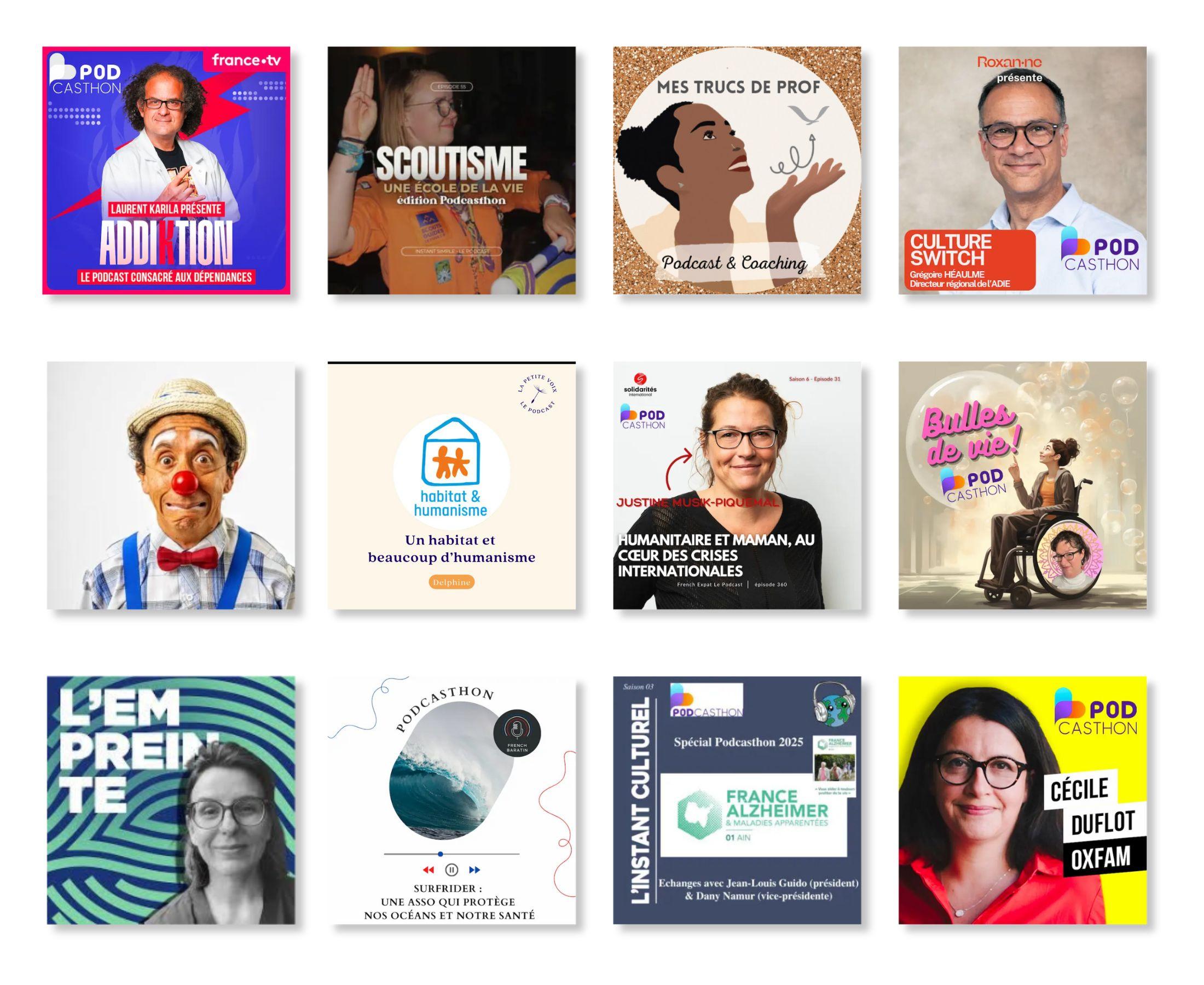 podcasts podcasthon top 20 associations épisodes