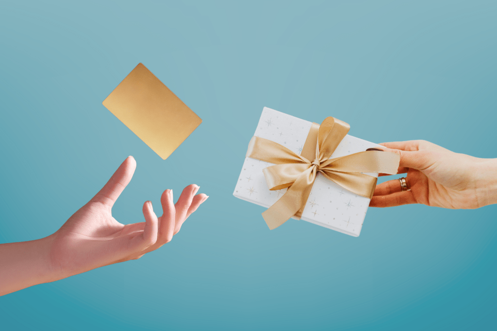 don bons d'achat et cartes-cadeaux