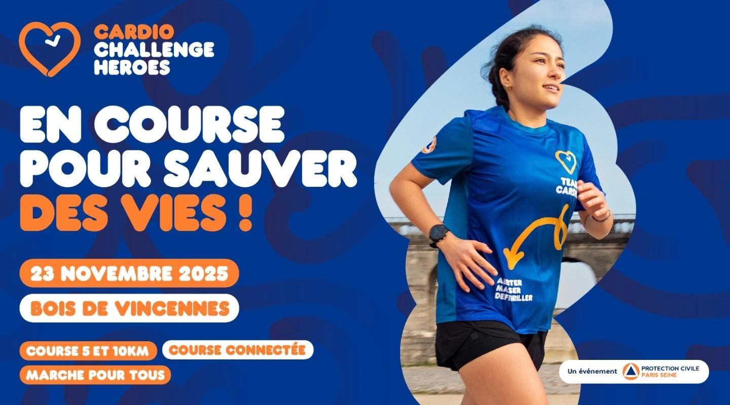 Cardio Challenge Heroes protection civile course solidaire
