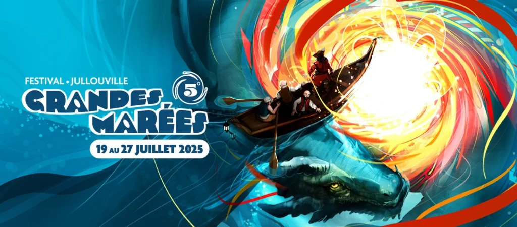 Affiche festival engagé 2025 les grandes marées