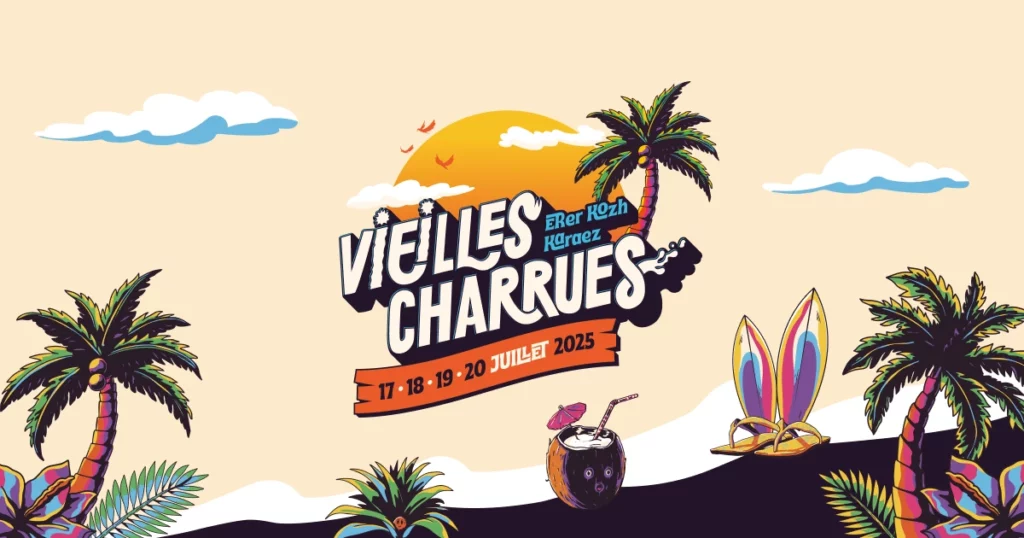 Affiche festival engagé 2025 les vieilles charrues