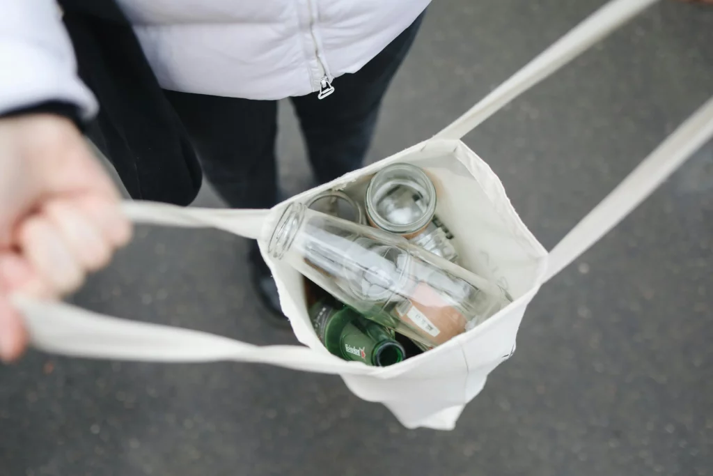 tote bag tri déchets écologie