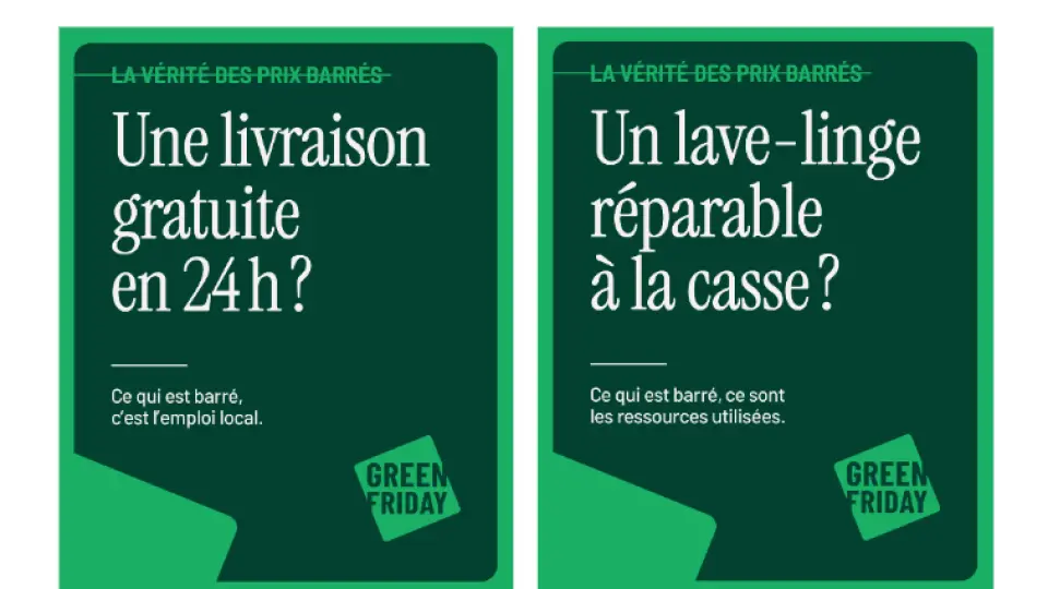 green friday black friday cyber monday