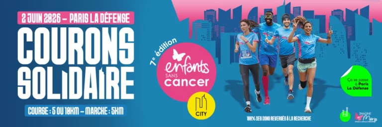 course enfants sans cancer city 2 juin 2026 course de 5km ou 10km 7e édition