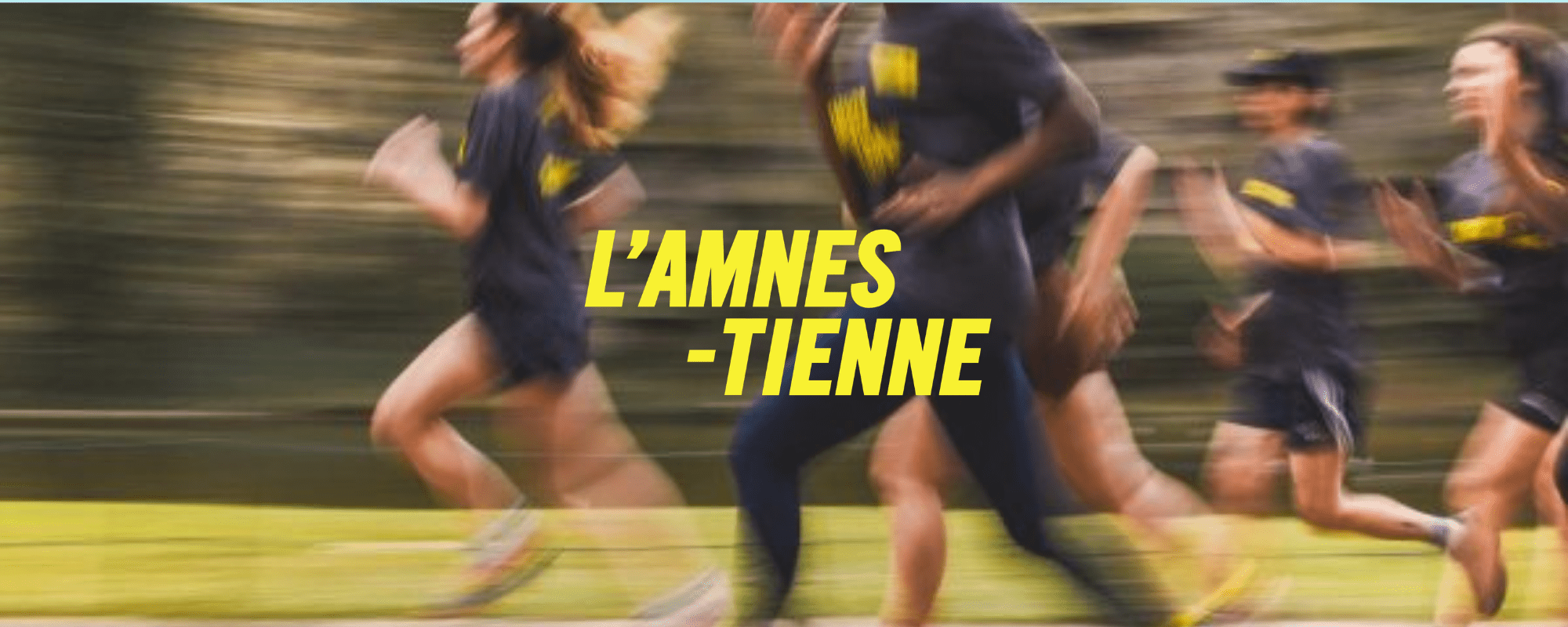 L'Amnestienne Course solidaire amnesty international france 2026 course droits humain. Photo flou des gens qui courent.