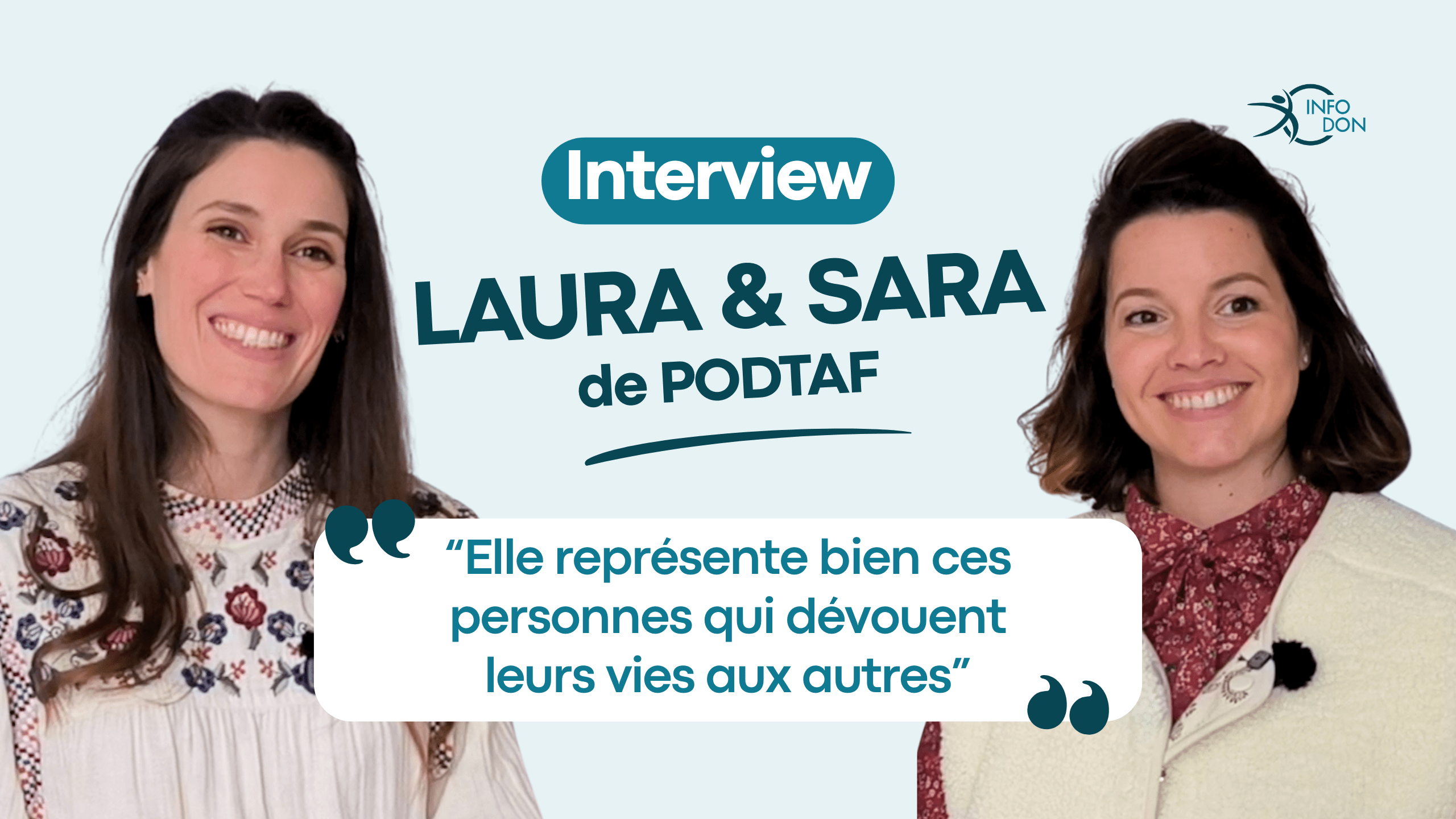 Interview Podtaf Laura et Sara Podcasthon 2026