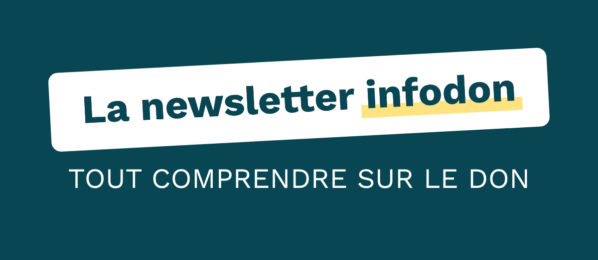 Newsletter header pop up infodon tout comprendre sur le don