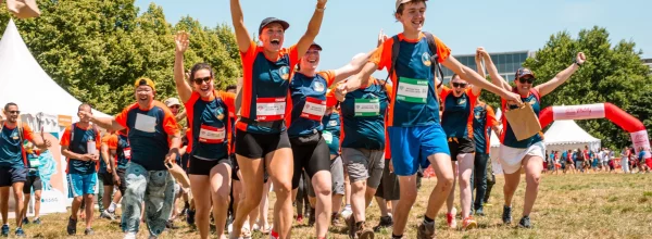 course des héros 2026 photo des participants après la course