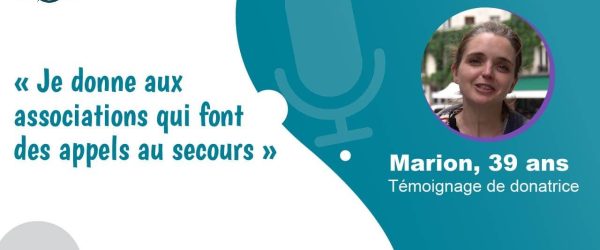 Couverture témoignage Marion Sauveteurs en Mer - Vos Dons Agissent 2021