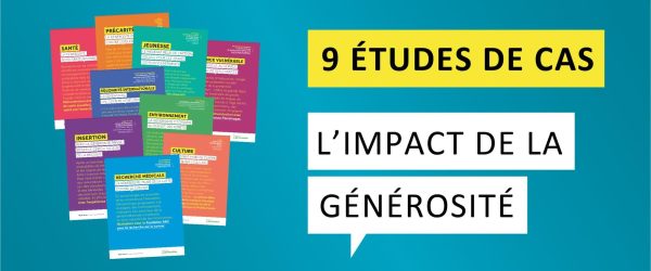 Etude dEtudes sur les impacts des dons - couverturee cas d'impact sur la générosité de France générosités - novembre 2021
