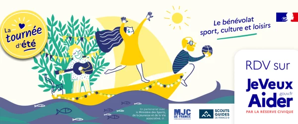 Missions de bénévolat pour l'été tournée de l'été jeveuxaider.gouv