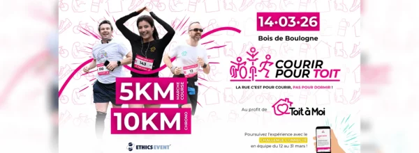 Courir pour toit toit à moi 12 au 31 mars 2026 course solidaire