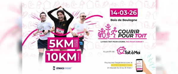 Courir pour toit toit à moi 12 au 31 mars 2026 course solidaire