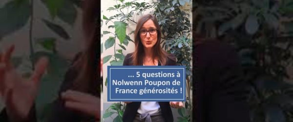 Les dons des Français et la Covid 19 - interview