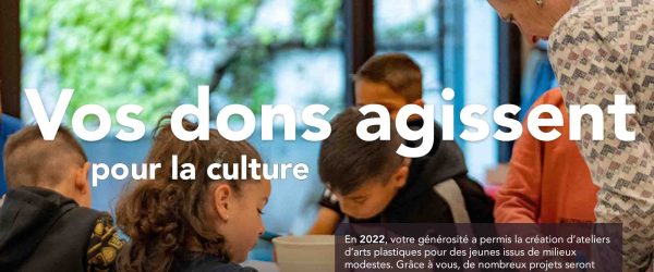 Impact des dons pour la culture