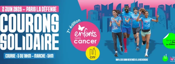 course enfants sans cancer city 2 juin 2026 course de 5km ou 10km 7e édition