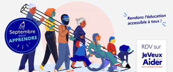 Découvrez 5 missions de bénévolat à faire pour rendre l’éducation accessible à toutes et tous avec Septembre pour apprendre de JeVeuxAider.gouv.fr.