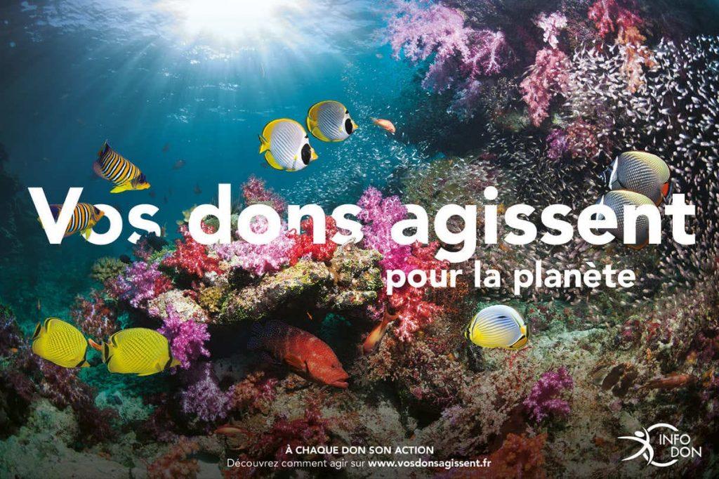 Vos dons agissent pour la planète - fonds marins - protection de l'environnement