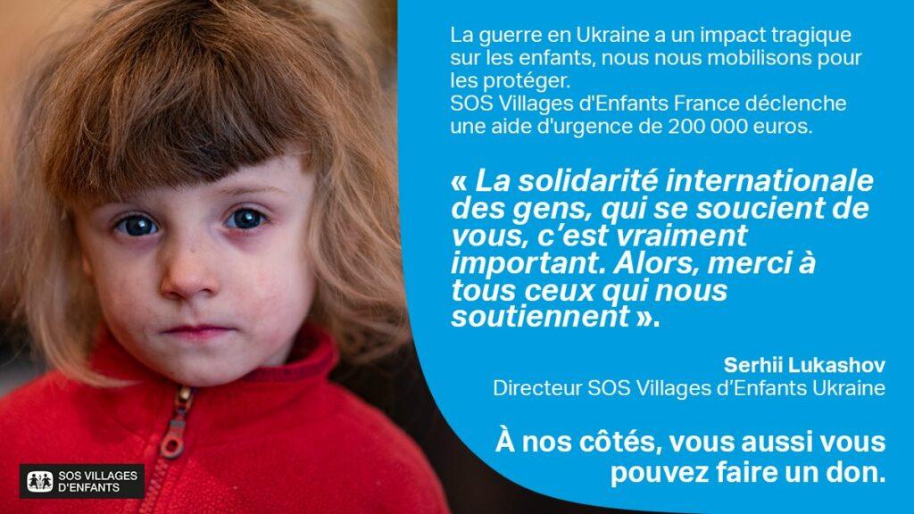 visuel sos villages d'enfants urgence ukraine