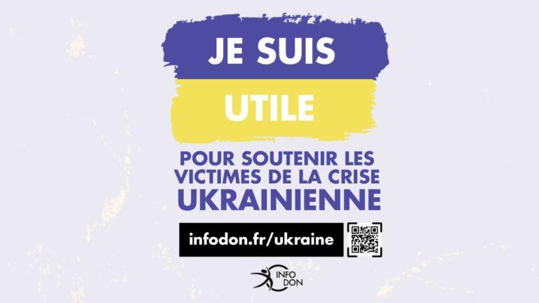 Campagne International Advertising Association - Je suis utile pour l'ukraine - visuel