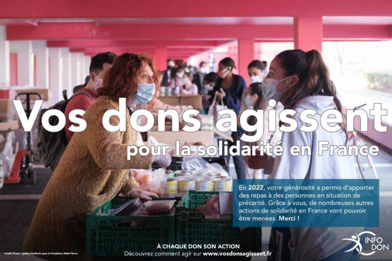 Impact des dons pour la solidarité en France